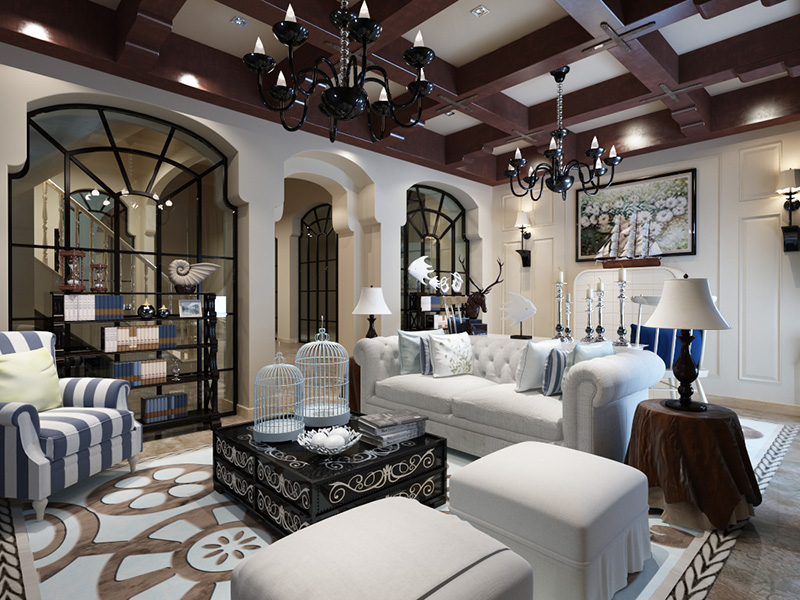 美式客厅