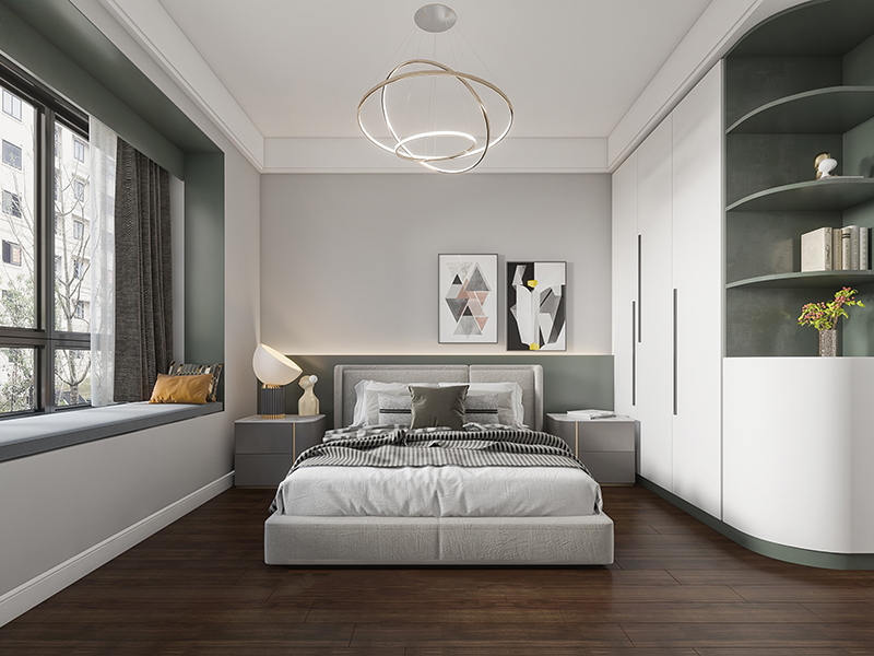 现代北欧卧室