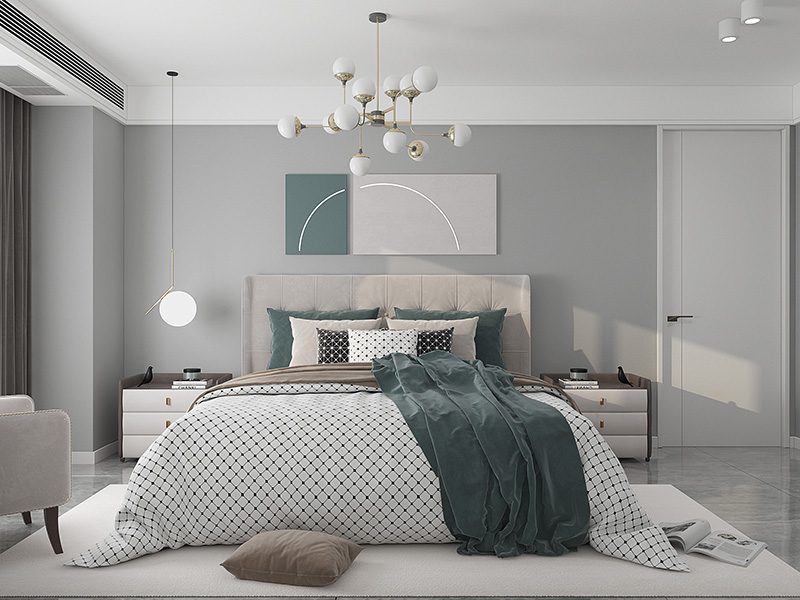 现代北欧卧室