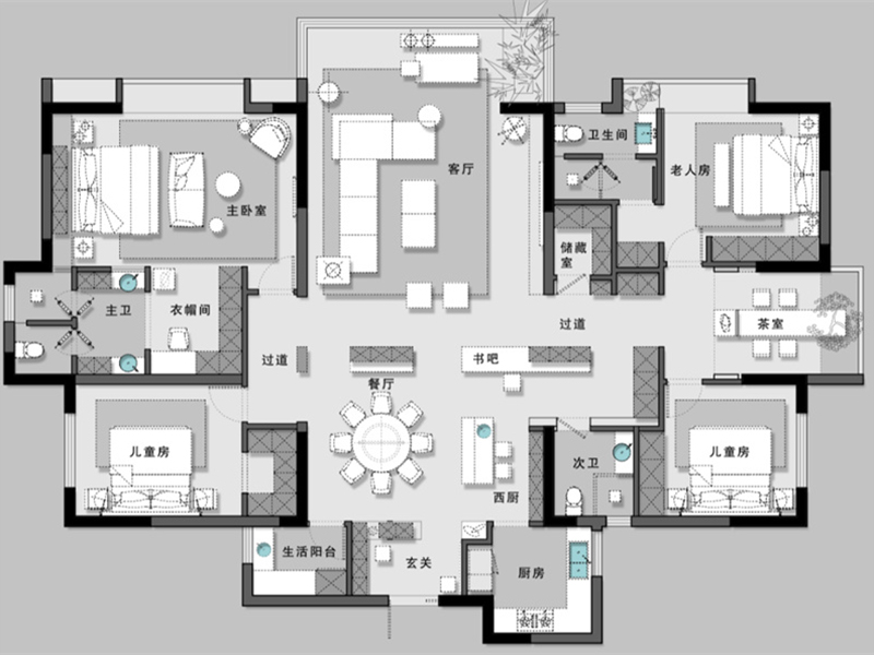 大平层方案优化